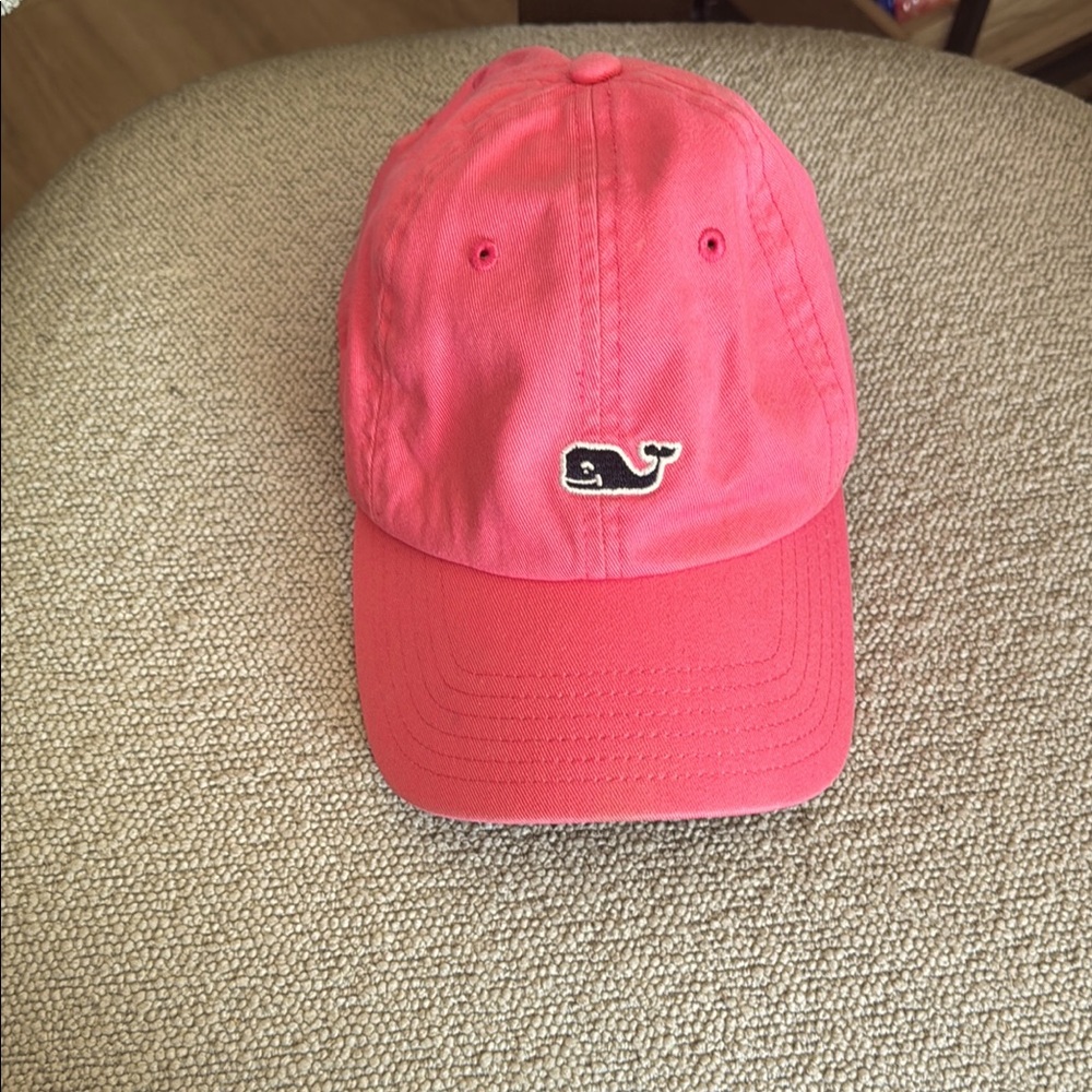 Vineyard Vines Pink Whale Cap.